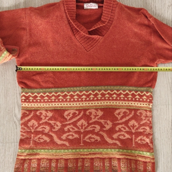 Betty Barkley (Germany) Orange Bright Plush Sweater - Picture 3 of 6